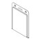 Visipak Thermoform-CLAMSHELL-#286-7.000-5.000-0.015-CLEAR-HEADER CARD ONLY-NO CAVITY, 500PK 286TF - alternate 1